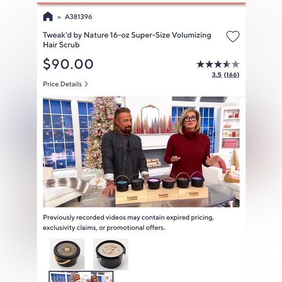 New! Tweak’s by Nature Sweet Honey Cleansing Volumizing Scrub & Treatment Masque - Picture 7 of 9